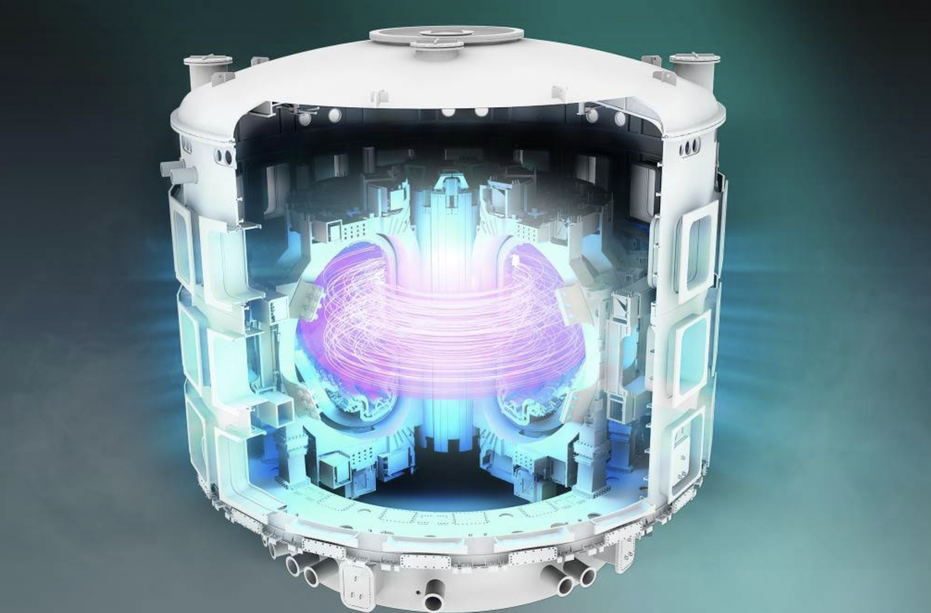 Artist's impression of a fusion reactor (Image: ITER)