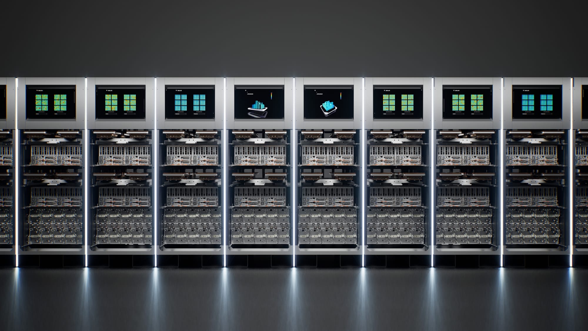 Tesla Dojo, a supercomputer built for computer vision video processing and recognition (Image: Tesla)