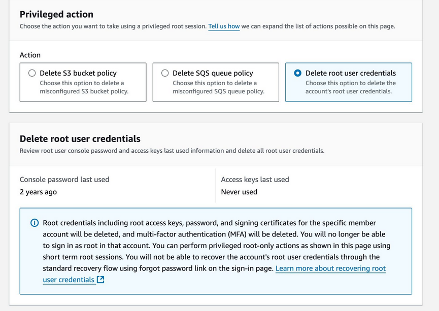 AWS root user default: IAM Access Analyser overhaul delights. 